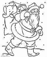 Claus Santa Coloring Pages Print Color sketch template