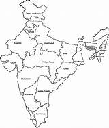 India Map Political Outline States Without Drawing Blank Sketch Hindi Visit Line sketch template