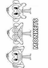 Ausmalbilder Aap Monkeys Einhorn Downloaden Voorbeeldsjabloon sketch template