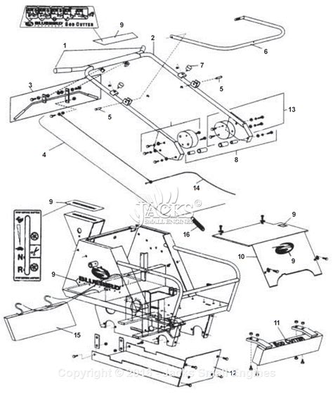 bluebird sc   parts diagram  main frame assembly
