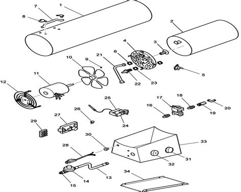 reddy heater parts diagram modern wiring diagram