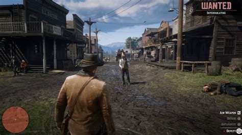 red dead redemption 2 gameplay is filled with violence and