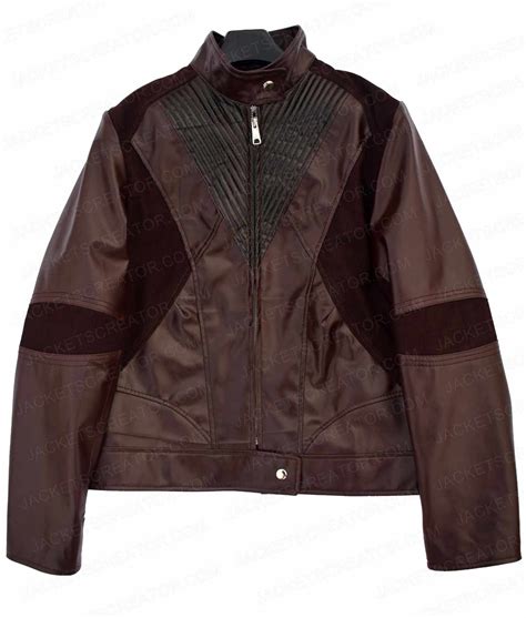 gotham selina kyle burgundy leather jacket jackets creator