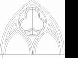 Gotik Kirchenfenster Malvorlage Ausmalbilder Vtuempling sketch template