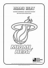 Coloring Nba Pages Logo Miami Heat Logos Basketball Teams Cool Sketch Team Hornets Charlotte Basket Template Paintingvalley sketch template