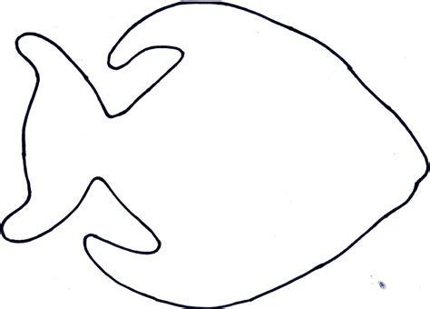 fish drawing outline clipart panda  clipart images