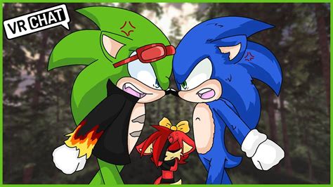 movie sonic and scourge fight [feat fiona] vr chat youtube