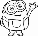 Minion Minions Coloring Bye Clipartmag Wecoloringpage sketch template