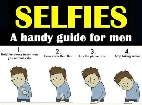a selfie guide for men meme guy