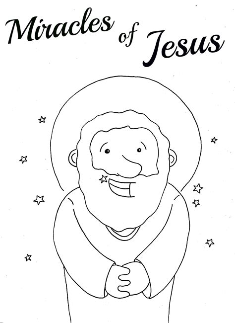 miracle coloring page coloring home