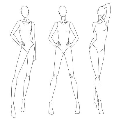 drawing  female body sketch   art print minimalist