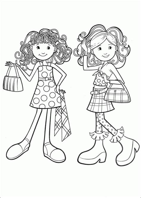 groovy girls coloring pages coloringpagesabccom coloring pages