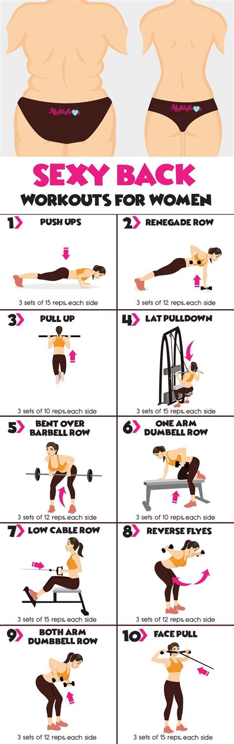 51 Best Back Workouts Images On Pinterest Workouts Exercise Workouts
