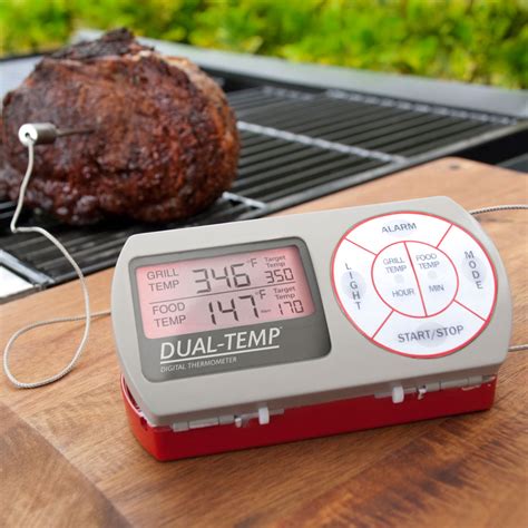 dual temp digital meat thermometer