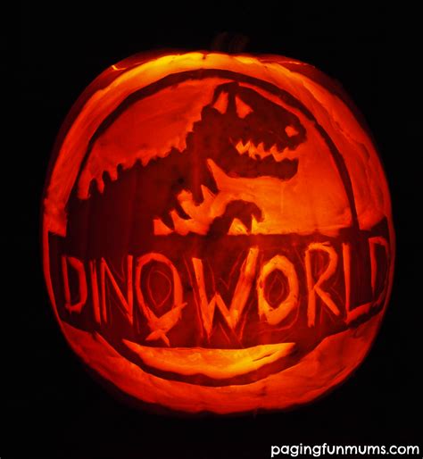 dinosaur halloween pumpkin