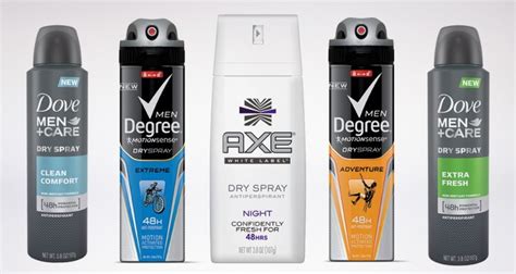 unilever launches  dry spray antiperspirant jones magazine