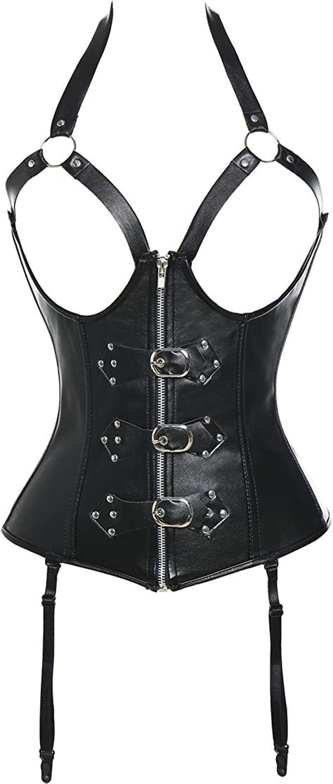 vaslanda women steampunk corset vest gothic bustier top