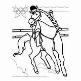 Coloring Pages Olympic Olympics Dressage Equestrian Games Sport Printable Toddlers Getcolorings Print Getdrawings Horse Drawing Books sketch template