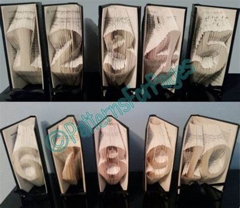 Book Folding Pattern For Table Numbers 1 To 10 11 To 20 Etsy Book