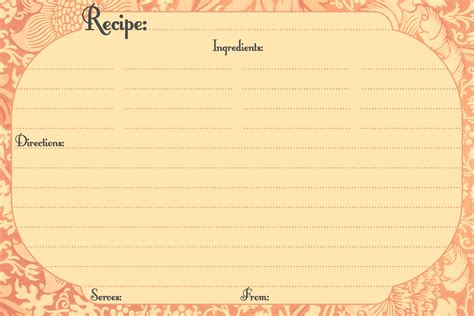 images   printable recipe cards  type    type