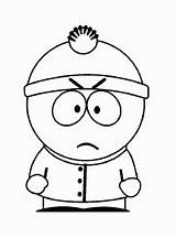 South Park Coloring Pages Color Print Kids Characters Printable Children Simple sketch template