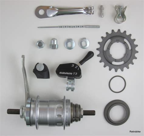 retrobikefranken sram  speed hub  complete set