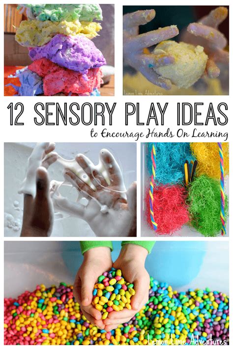 sensory play ideas  encourage hands  learning sensory play