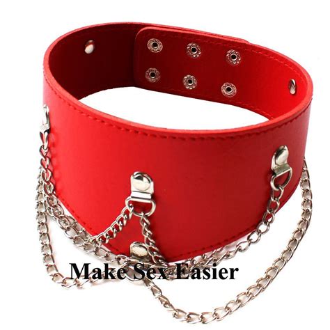 new slave snap collar neck bondage restraints sexy collar ring leather
