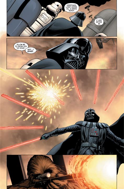Chewbacca Attacks Darth Vader Comicnewbies
