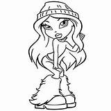 Coloring Bratz Pages Dana Printable Print Top Beautiful sketch template