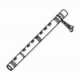 Flute Instrument Musical Indian Vector Bamboo Drawing Instruments Clipart Vectors Stock Pencil Illustration Music 123rf Drawings sketch template