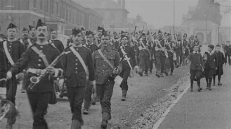 soldiers march   road  bfi player