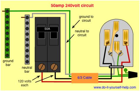 circuit breaker wiring diagrams    helpcom electric house project pinterest