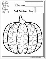Dauber Dot Fall Fun Printables Preschool Blogthis Email Twitter sketch template