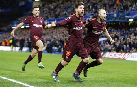 lionel messi goal earns barcelona draw at chelsea the whistler ng