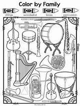 Music Instrument Instruments Families Worksheets Orchestra Musical Family Printable Coloring Kids String Workbook Lesson Plans Activities Sheet Teacherspayteachers Lessons Jervis sketch template