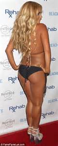 Aubrey O Day Spills Out Of Her Revealing Bikini At Las
