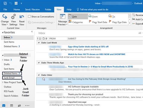find missing emails  ms outlook    email outlook