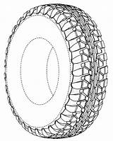 Tire Coloring Drawing Pages Sketch Flat Car Getdrawings Drawings Popular 23kb 748px sketch template