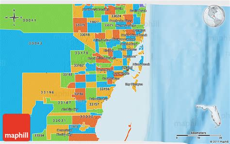 Florida Zip Code Map Florida Mappery Images
