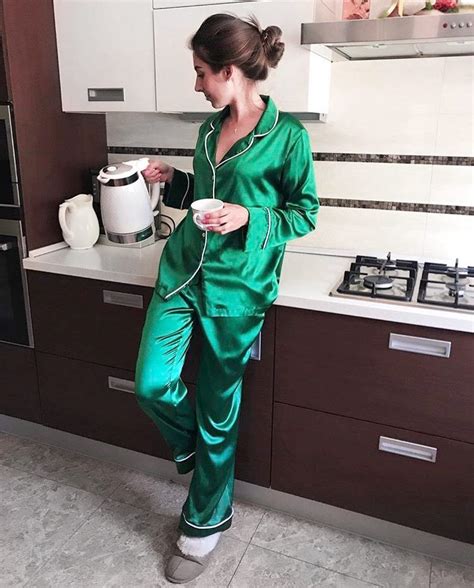 emerald green silk pajamas  serenity silk pajamas silk joggers pajama set