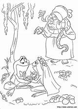 Coloring Princess Pages Frog La Grenouille Princesse Et Coloriage Colouring Disney Tiana Sheets Printable Naveen Odwiedź Colorier Getcolorings sketch template