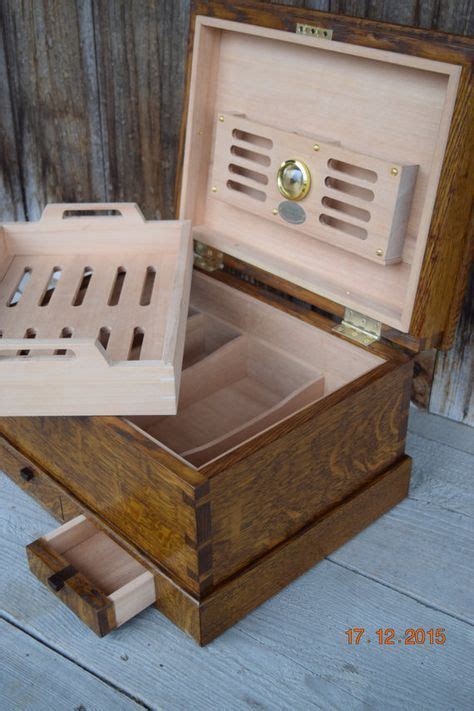 oak handmade cigar humidor humidorwoodworkingplans