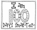 100 School Coloring 100th Days Pages Kindergarten Smarter Totally Terrific If Preschool Color Activities Sheet Were Texas Am Freebie Printable sketch template