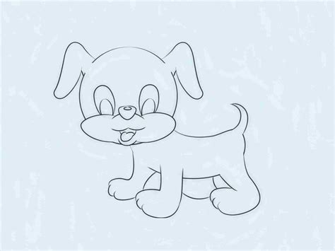 cute dog drawing easy  getdrawings