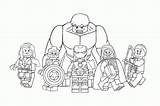 Coloring Lego Pages Avengers Rocks Marvel Hulk Colouring Superhero sketch template