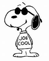 Snoopy Joe Cool Peanuts Characters Cartoon Gang Coloring Charlie Woodstock Brown Pages Und Clipart Cartoons Shirt Drawing Character Clip Wordpress sketch template