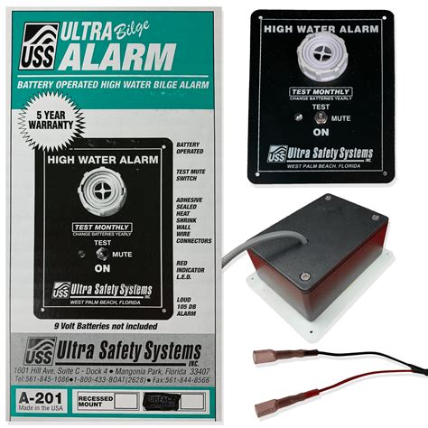 ultra bilge pumpswitch alarm  surface mount