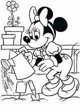 Coloring Girly Pages Cute Mickey Mouse Minnie Printable Colouring Disney Color Print Kids Garden Getcolorings Printables Open Getdrawings Choose Board sketch template
