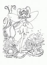 Fairy Coloring Fairies Pages Printable Adults Adult Colouring Flower Jadedragonne Deviantart Color Cute Sheets Flowers Lineart Books Kids Print Beautiful sketch template
